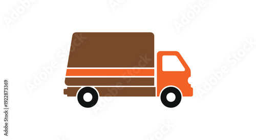 UPS Line art vector creative tone color illustration