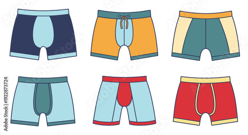 Thermal Bottom Line minimal bold color vector