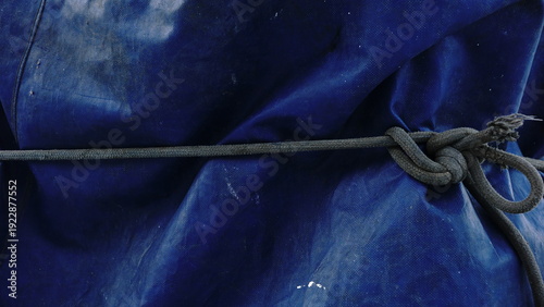 industrial tarpaulin canvas tying rope