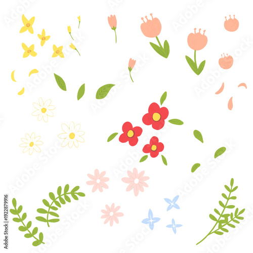 단순한 꽃 모음/simple flower collection