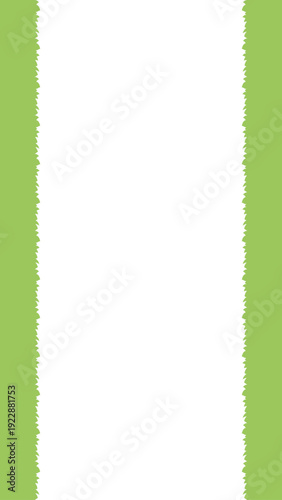 縦につながる草のラインのイラスト素材_シームレス_16:9