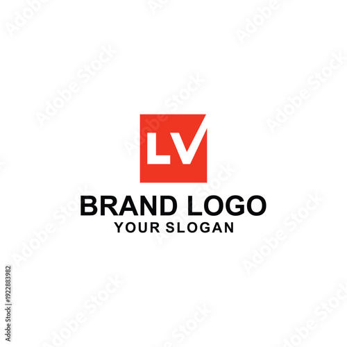 lv logo vector illustration