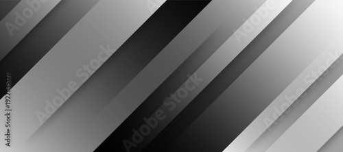 Diagonal gradient stripes in varying shades of gray on a clean modern background, viewed from a straightforward perspective, similar to. eps