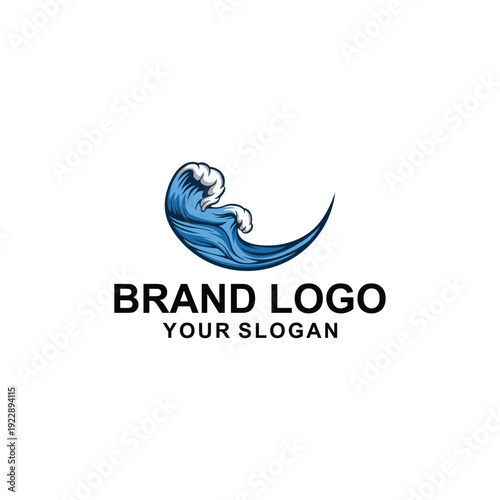 wave logo vector illustration