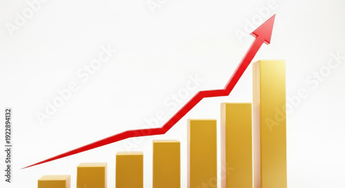 Bar Graph with Red Upward Arrow Finance Growth Business Profit Investment Budget Success Economy Economic Statistics Data Gold Luxury Increase Free Download Bar Graph with Red Upward Arrow Finance Growth Business Profit Investment Budget Success Economy Economic Statistics Data Gold Luxury Increase - GFXLoad