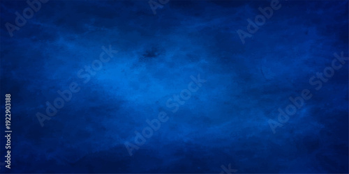 A dark blue abstract sky background featuring a moody texture of stormy clouds and ethereal smoke illuminated by a faint celestial light