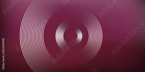 Black pulm burgundy with flow lines background. Circle effect modern