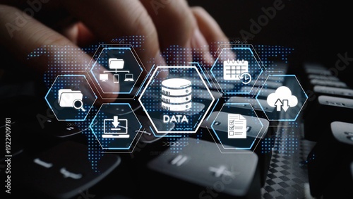 Cloud computing, cloud strategy, and cloud technology transforming digital infrastructure with scalable services, secure data storage, and cloud-based digital business solutions. Muxer