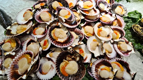 Healthy and delicious seafood is used to prepare dishes for visitors at the restaurant
