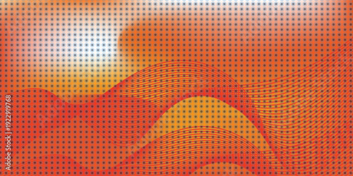 Abstract orange gradient vector background.