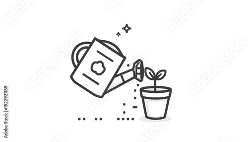 Simple Black and White Icon of a Tag or Label