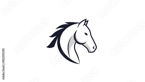 Modern Horse Head Logo