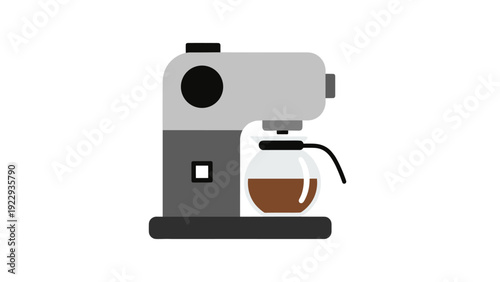 Modern Drip Coffee Maker With Glass Carafe