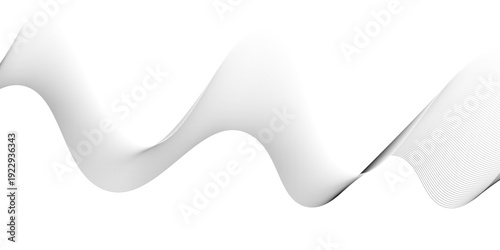 Modern Clean White Fluid Wave Texture with Smooth Transparent Layers and Minimal Aesthetic Background.