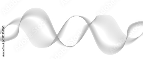 Modern Clean White Fluid Wave Texture with Smooth Transparent Layers and Minimal Aesthetic Background.