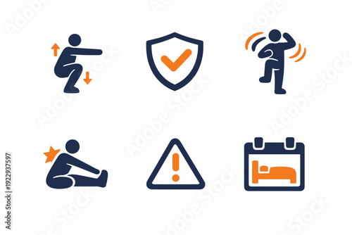 Icon generation vector image warning background alert scalable simple health prevention no