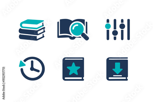 Image favorite stack simple scalable no white generation vector magnifier recently icon