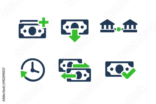 Arrow payment clean generation simple plus white vector icon no image background