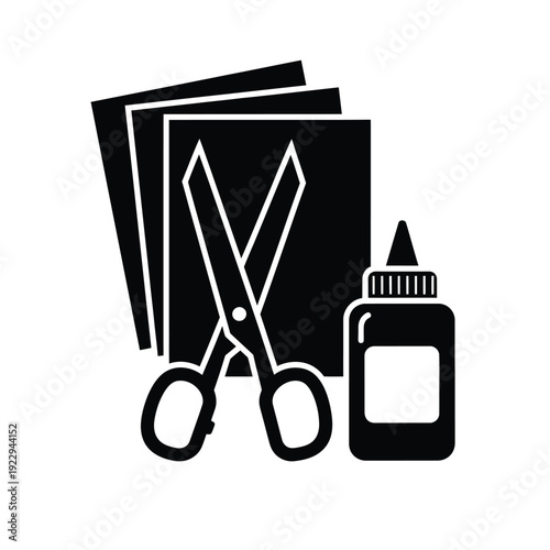 Vector illustration black and white sticker with text its time for margaritas