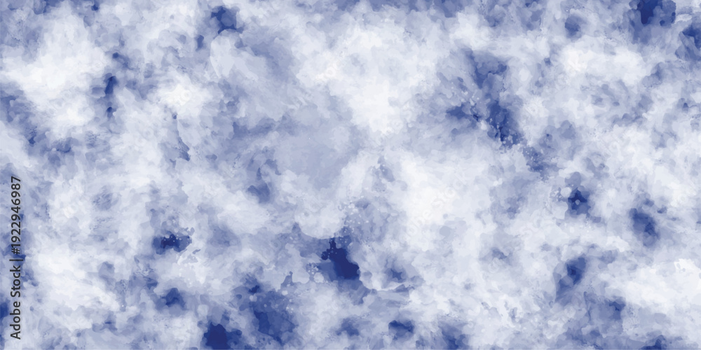 Fototapeta premium blue sky background, Blue Watercolor Abstract Cloudy Background Texture.