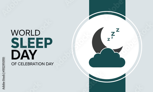 World sleep day awareness campaign graphic
