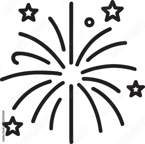 Fireworks celebration firework party event explosion icon
