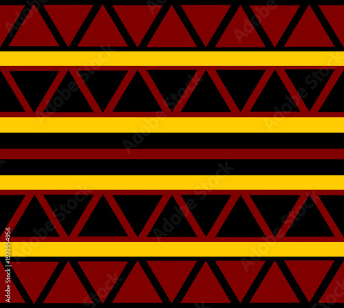  Arrière plan thème "triangles'  jaune ,rouge et noir