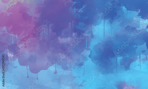 Abstract fluid canvas art with blended paint transitions