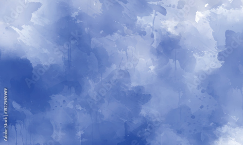 Dreamy abstract watercolor wash with blended gradients