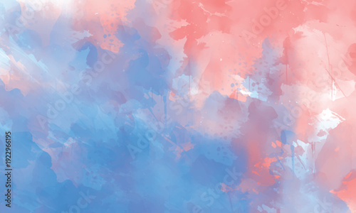 Expressive abstract art background with blended fluid paint