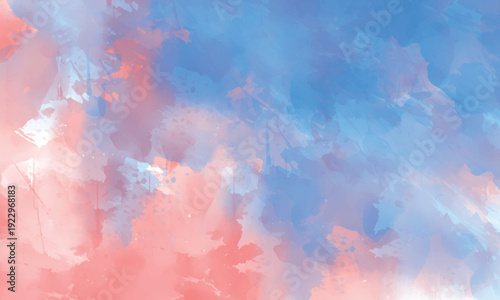 Soft textured watercolor backdrop with blended paint effects