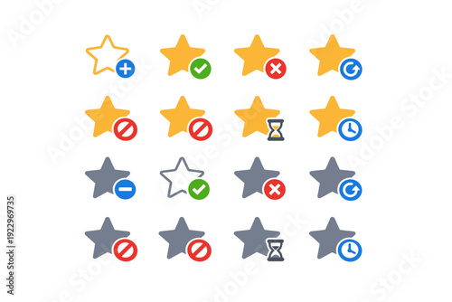 Failed simple completed favorite state cancelled generation retried icon started unfavorite vector