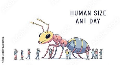 Giant Ant and Tiny People