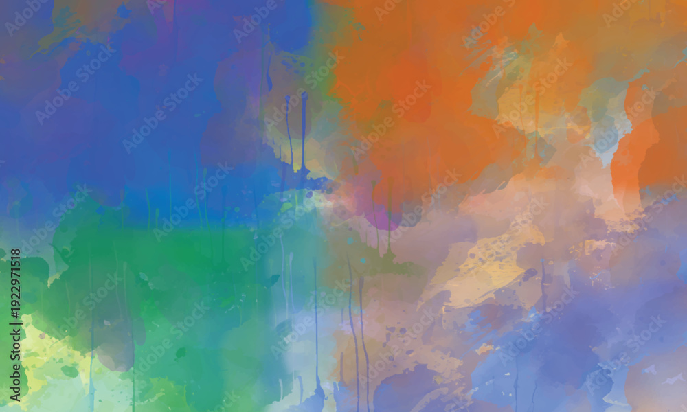 Fototapeta premium Creative abstract paint backdrop with expressive strokes and textured surface