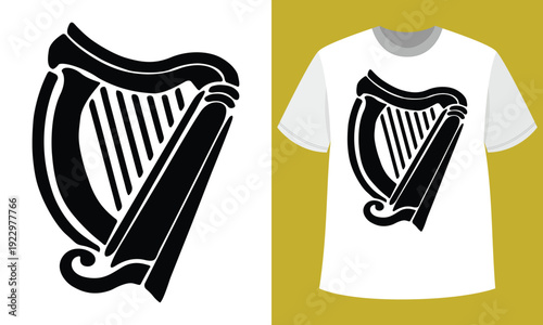 Irish Heritage Music T-Shirt Design