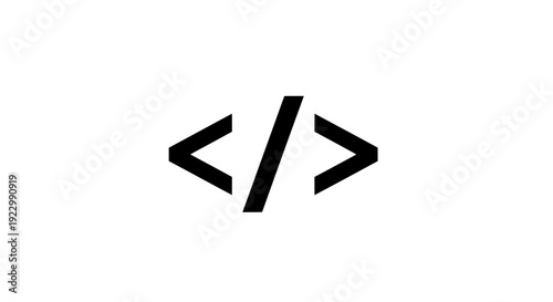 Code Symbol or Coding Sign.