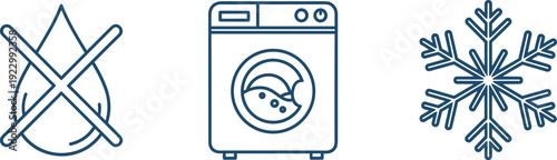 Everyday household chores and weather conditions depicted in simple icons isolated on transparent background, Vector