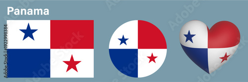 set Bahamas flag icon vector illustration 