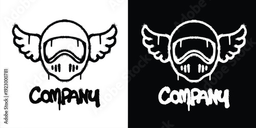 Graffiti Motor Club logo vector design