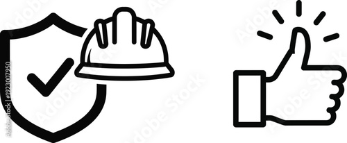 Security and approval icons combination