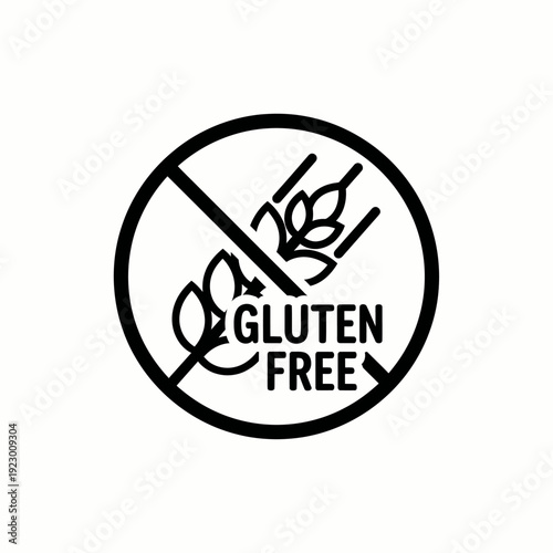 Gluten-free icon, a visual mark of dietary choice