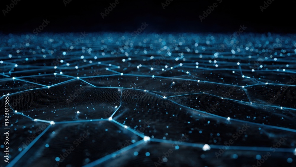 Obraz premium Abstract Technology Network Connection
