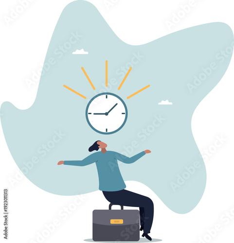 Punctuality, being on time for appointment or schedule, finish work within deadline or timing,human life and situation.