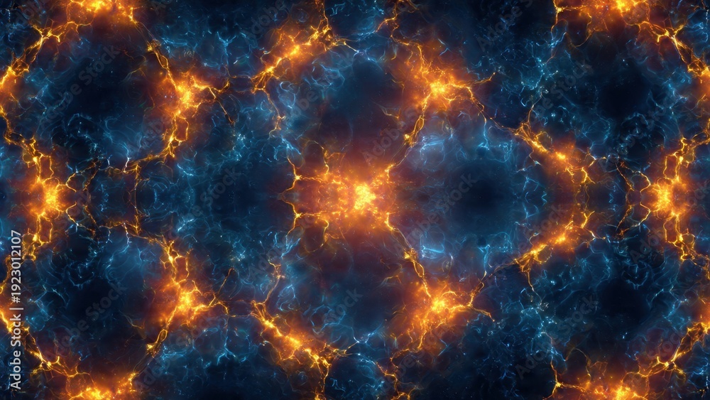 Fototapeta premium Cosmic Energy Field Abstract Background