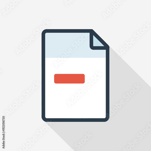 Free Download A smartphone with a list on its screen is placed on a surface, viewed from directly above in a simple graphic illustration. - GFXLoad