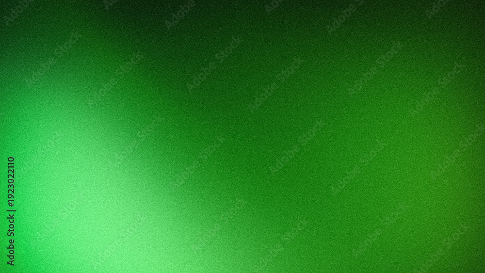 Fototapeta premium Abstract 4K grainy background featuring a vibrant blend of forest green, emerald, and lime hues with a blurred texture, ideal for organic banners and wallpapers