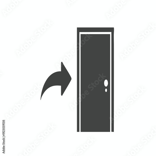 Entering through a doorway