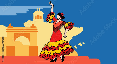 Spanish Flamenco Dancer