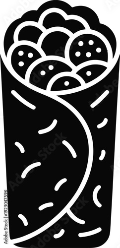 Modern Minimalist Vector Icon Collection: Social Media Logos, Floral Silhouettes, UI Elements, and Food Icons