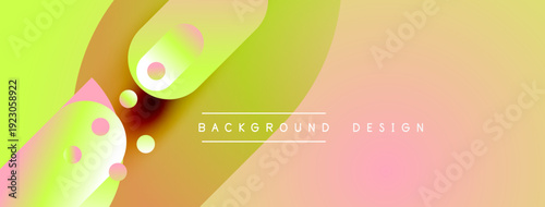 Abstract fluid shapes blend vibrant colors. Gradient transitions create dynamic visual effect. Modern design element for backgrounds.